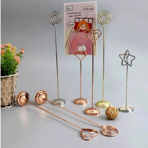 TMJ PP-540 brand high-end creative oțel inoxidabil clip vertical desktop Table track Table raft Antrep Pret de produse