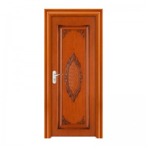 2021 China ușă simplă din lemn cu uși de securitate cu blocare inteligentă în tratarea suprafeței de vopsire în lanț