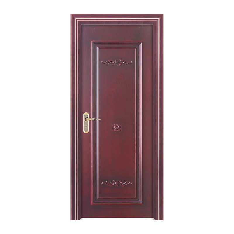 2021 China ușă simplă din lemn wpc ușă exterioară pictată ușă comercială ieftină