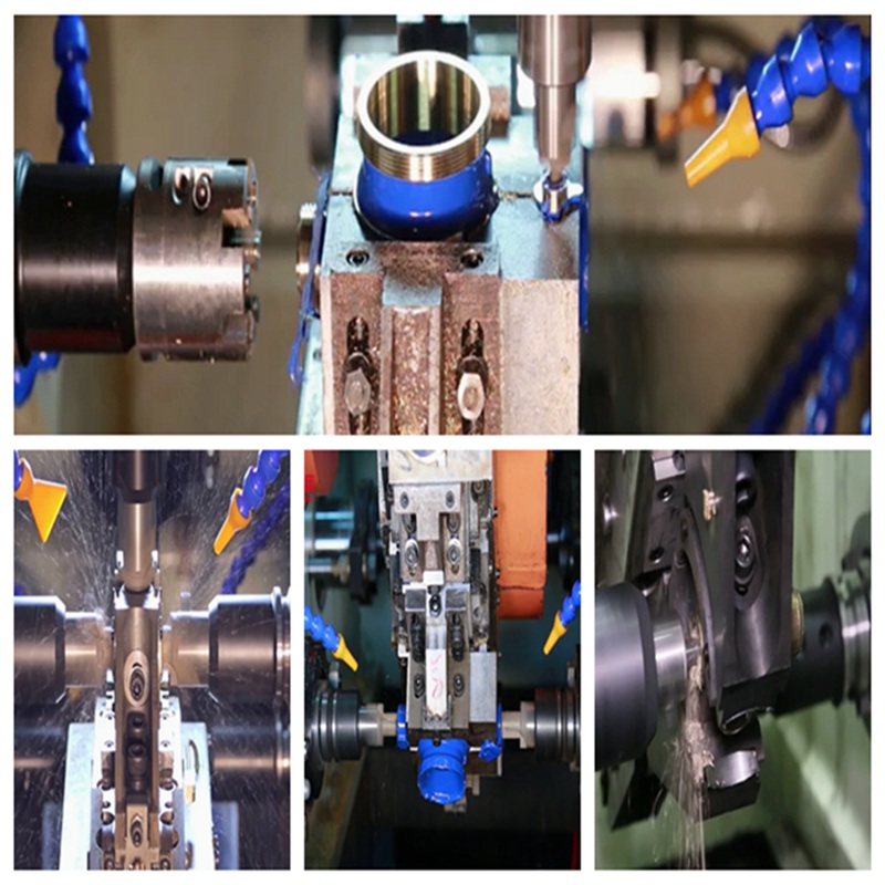 Semi-Automat Servo Trei-Direcție Opt-Stație Zece-Axis Extindere internă Thread Extindere Tp Valve Body Transfer Machine