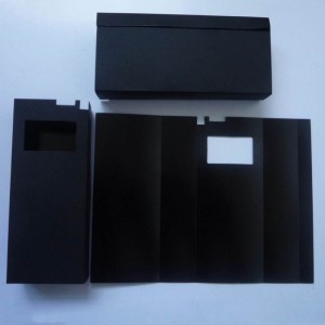 Foaie izolatoare Bopu negru pentru PC, garnitură izolantă rezistentă la temperaturi ridicate, foaie de mylar ușor de îndoit ignifugă