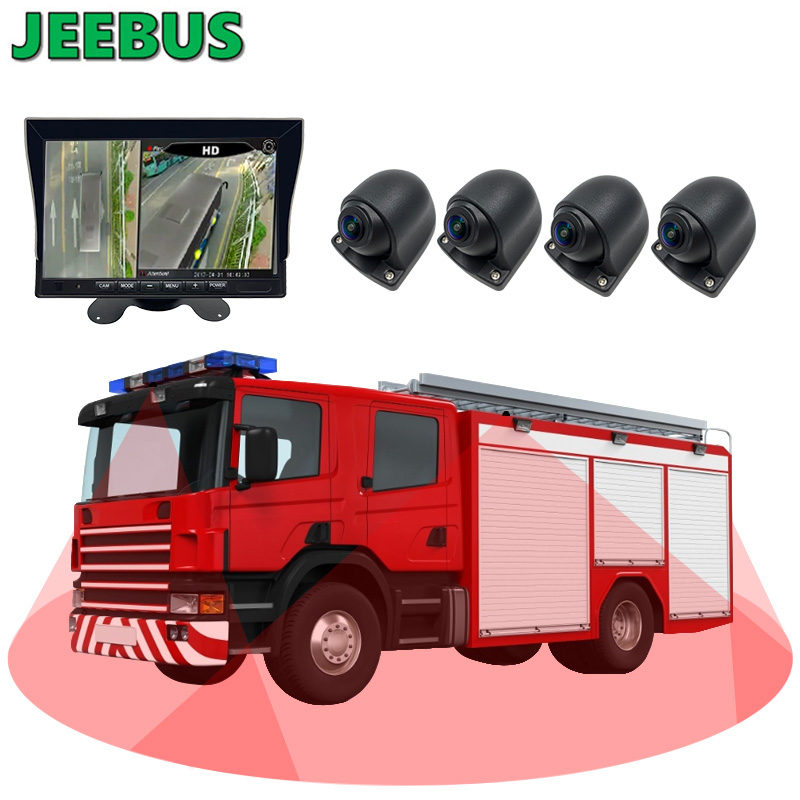 Sistem de monitorizare AHD 1080P 3D 360 Bird View All Round Camera pentru camioane Van Bus Heavy Duty