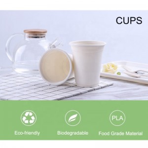 6oz 8oz 11oz personalizat, imprimat ecologic, cu compost ecologic, pentru cafele de unică folosinţă, pentru amidon din porumb, biodegradabil