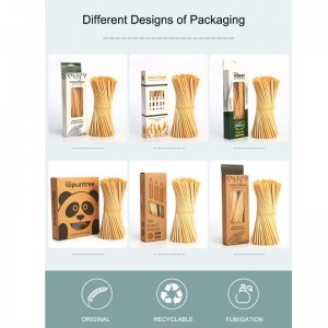 Paie portabilă de amidon de porumb, paie biodegradabilă, compostabilă