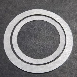 Hârtie izolatoare ignifugă și rezistentă la rupere Hârtie albă DMD aramidă Hârtie izolatoare rotundă de înaltă temperatură prelucrare personalizată 0,15 mm