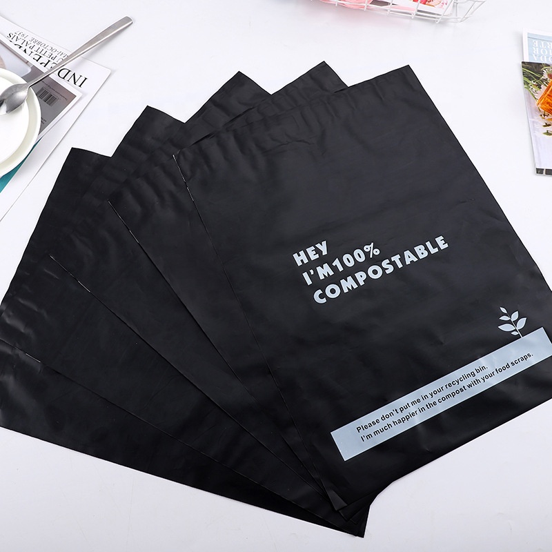 Composite-ul personalizat Postage Bag Eco Friendly Cornamidon Mailer Bag Biodegradabil Express Bag