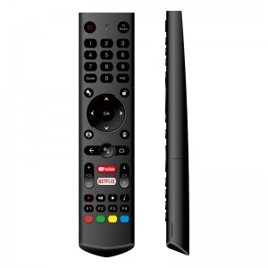 Telecomandă Android cu control vocal IR \\/ bluetooth Telecomandă TV fără fir cu butoane de canal netflix