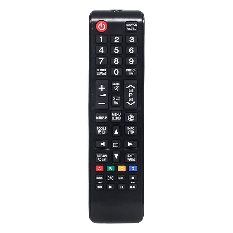 Popular și fierbinte de vânzare 44 chei DVD player telecomandă IR \/ 2.4Ghz samsung TV telecomandă pentru lcd led TV telecomandă