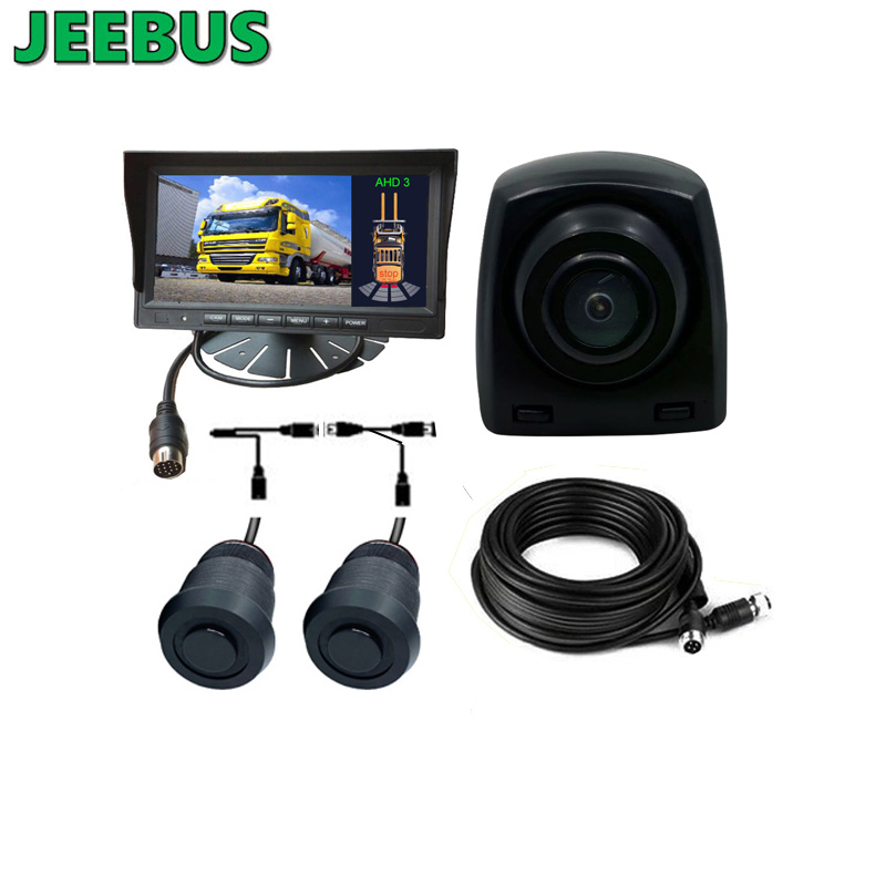 HD Night Vision Car Reverse Camera cu 2Senzori Ultasonic Sistemul de monitorizare a radarului digital