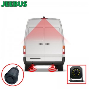 Sistem de monitorizare cu ultrasunete cu senzor de parcare vizual cu ridicata cu aparat de fotografiat invers Camper Van Camper 8 senzori Radar Detect Display digital