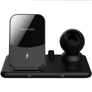 Stație de încărcare wireless 4 în 1