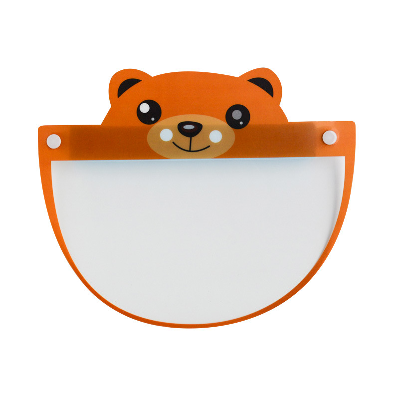 OEM Wholesale Fashion Safety Reutilizabil Clear Plastic Kids Face Shield