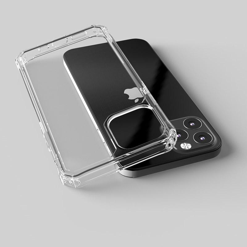 pentru caz pentru iphone 12, sals fierbinte 2mm armură rezistentă la șocuri transparentă transparentă pentru telefon telefon TPU pentru iphone se la 11 12 pro max 2020 caz moale