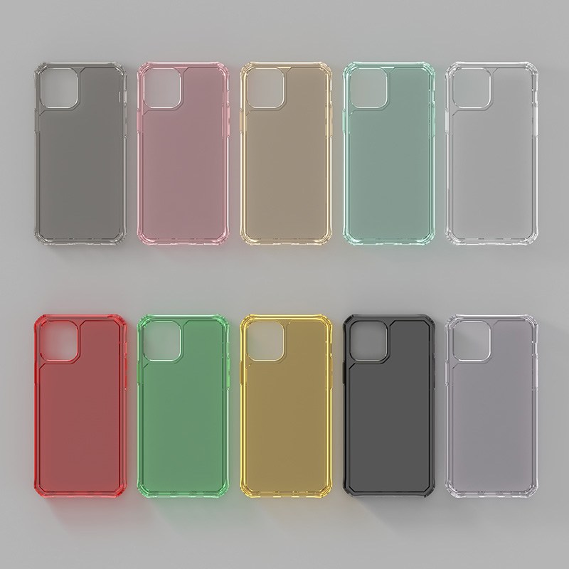 pentru caz pentru iphone 12, sals fierbinte 2mm armură rezistentă la șocuri transparentă transparentă pentru telefon telefon TPU pentru iphone se la 11 12 pro max 2020 caz moale