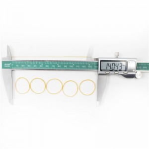 Personalizat din fabrică de culoare solidă galben înalt elastic birou cultural și educațional bandă de cauciuc practic