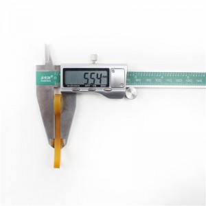 Banda de cauciuc industrială, rezistentă la temperaturi ridicate, galben lărgit, personalizată de producător