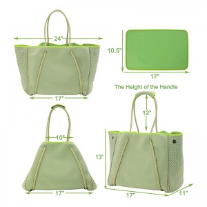 Imprimare personalizată de înaltă calitate Neopren prânz Tote sac sac de picnic izolat cooler de prânzneopren portar sac