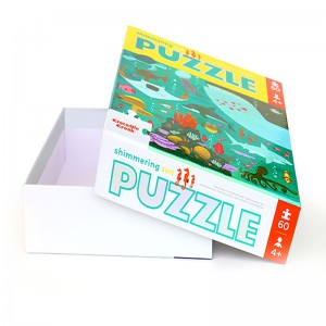 Ambalaj de jucărie, capac, cutie de fund.