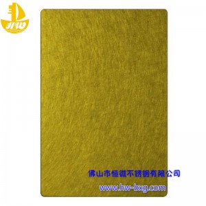 Culoare din oțel inoxidabil Placă de model Randomnr. 2