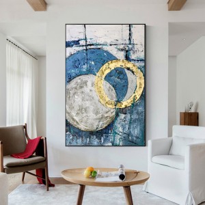 Designnou 100% mână pictat pânză de artă imagine pentru decorarea camerei abstract ulei de vintage pictura
