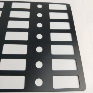 0.25 Flacă de izolare Flacărie Retardant PC Garnitură Black Ușor de îndoit Prelucrarea cu ridicata