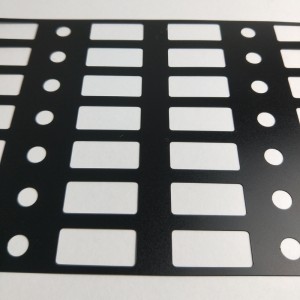 0.25 Flacă de izolare Flacărie Retardant PC Garnitură Black Ușor de îndoit Prelucrarea cu ridicata