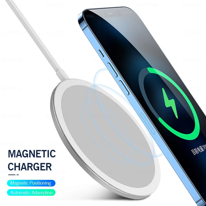 MAGSAFE MAGSAFE încărcător de telefon fără fir 15W încărcător Magsafe pentru Apple iPhone 12 11 Pro Max Cel mai bine vândut produs Amazon Hot Style