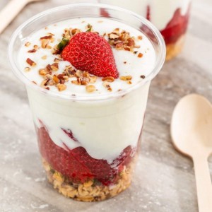 Biodegradable compostable PLA Ceașcă de plastic cu capac