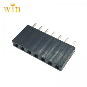 1x7p 180 ° vertical DIP DIP PINTER Soclu de sex feminin H8.5mm