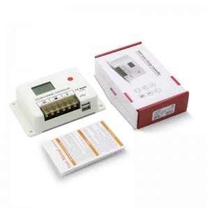 NEW SRNE PWM 10A 20A 30A Controler de încărcare solară 12V 24V Afișare AUTO LCD Dual USB 5V/2A Port pentru baterie de litiu cu plumb