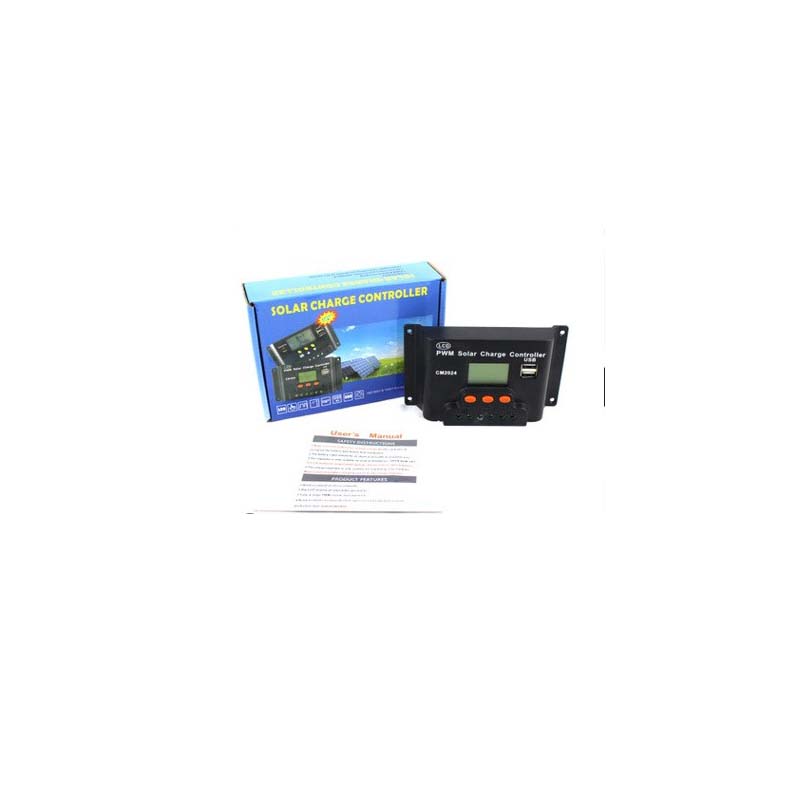 CM1024Z LCD Dual USB Controler de încărcare solară 10A 20A 12V/24V Auto solar Regulator de regulator de încărcare Baterie PWM