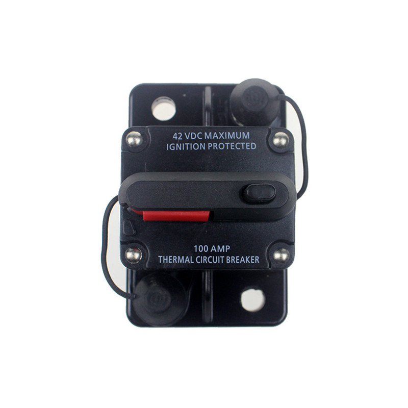 12V 24VDC 60A 80A 100A 150A 200A 250A 300A Black Color Home Sistem solar Circuit impermeabil Resetați invertorul de siguranțe