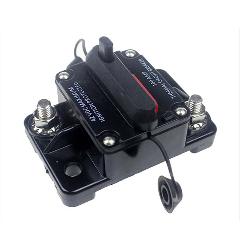 12V 24VDC 60A 80A 100A 150A 200A 250A 300A Black Color Home Sistem solar Circuit impermeabil Resetați invertorul de siguranțe