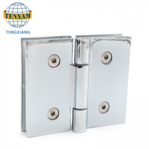 China producător de sticlă de înaltă calitate în sticlă 180 de grade zinc aliaj de duș balamale