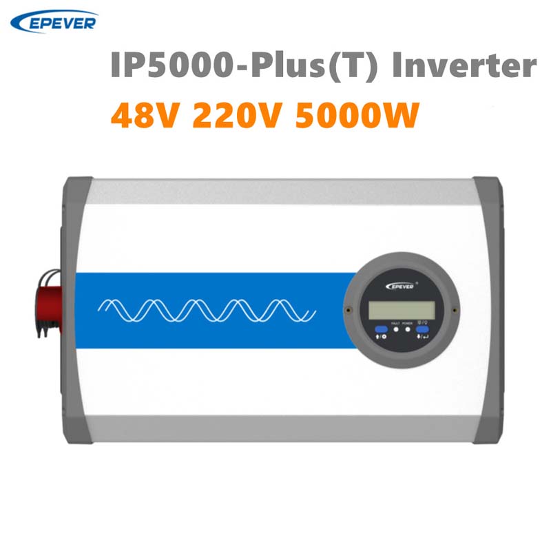 New EPEVER solar de înaltă frecvență invertor de valuri IPower-plus 5000W 48VDC 220VAC Terminalul invertorului în afara gridului pentru sistemul solar