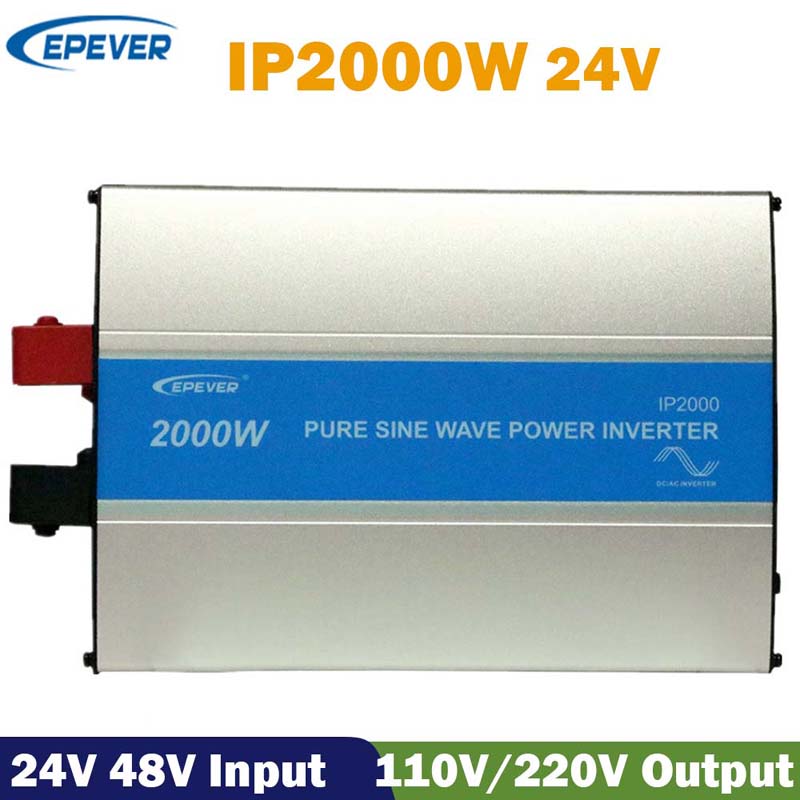 EPEVER IPOWER2000W Solar Oprit Grid Pure Sine Wave Invertor 24VDC 110v120v 220v230V Încărcător solar Inversor 50Hz 60Hz