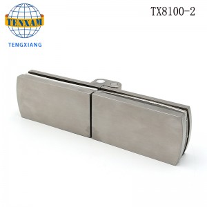 Baie Hardware Hardware Heavy Duty pliabil 180 Gradul de duș de duș din sticlă la balama fără sticlă