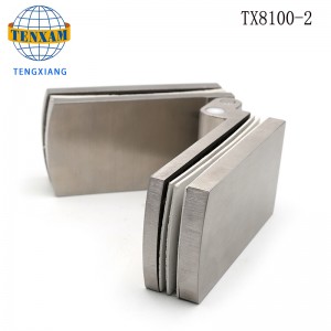 Baie Hardware Hardware Heavy Duty pliabil 180 Gradul de duș de duș din sticlă la balama fără sticlă