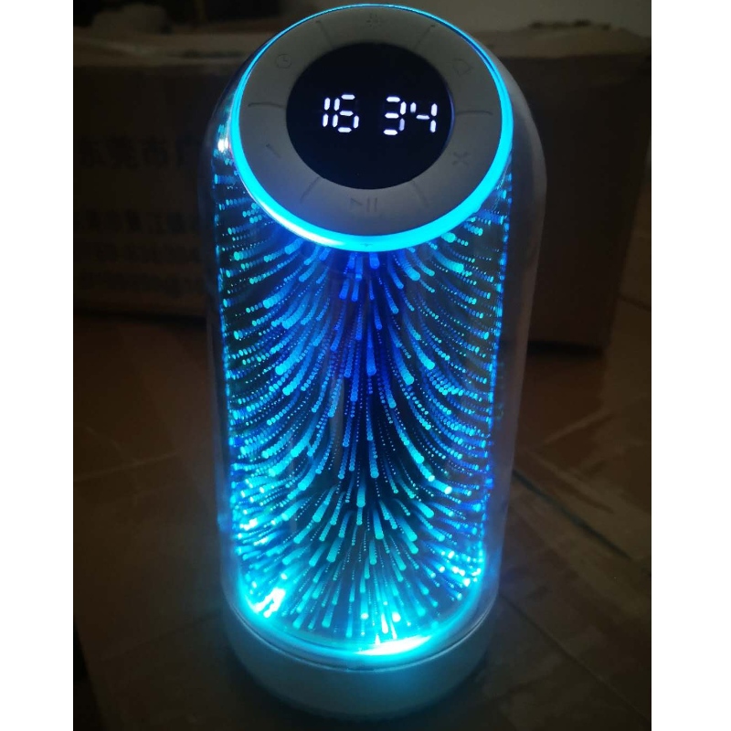 FB-BSK3 High-end Ceas Bluetooth Difuzor radio cu 7 culori Schimbarea iluminatului cu LED-uri