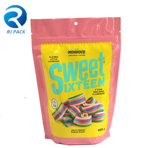 Design personalizat de înaltă calitate se ridică la pungi pentru bomboane