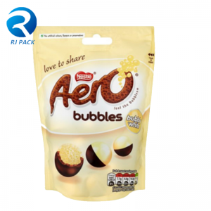 Pachet de ambalare cu fermoar din plastic personalizat, sac de ambalare a produselor alimentare cu fermoar salariat