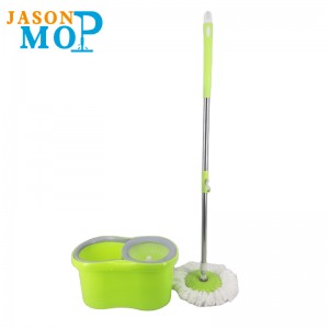 Jason Microfiber Spin Mop 360 Ușor rotativ de rotație Mop de curățare Magică Podea de curățare Mop de filare și găleată