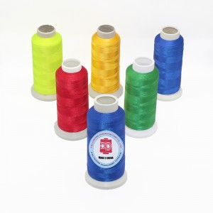 100% filet de cusut de broderie poliester