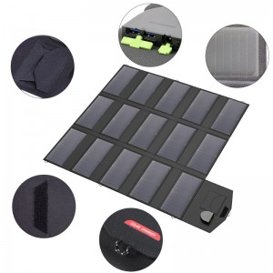 Panou solar pliabil 18V 100W în aer liber Încărcător solar pentru camping