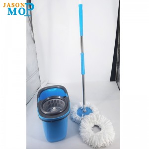 Squeeze Hand Free Spin Cup Mop cu oțel inoxidabil Stretchiable mâner Umei Curățarea podelelor 360 Capete rotative