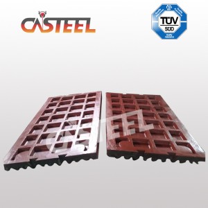 Yifan PE750x 1060 Piese de concasoare ale maxilarului, plăcuța maxilarului, placa laterală, pene