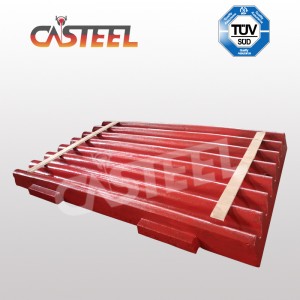 Shanghai Longyang Jaw Crusher Piese PE800 * 1060 plăci de maxime, plăci laterale