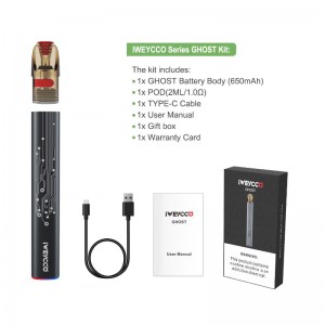Iweycco Ghost Vape 650mAh 12W POD Kit electronic de țigară 2ml vaporizator pentru tine