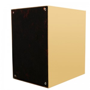 Urna de cupru periat