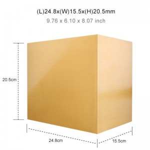 Urna de cupru periat